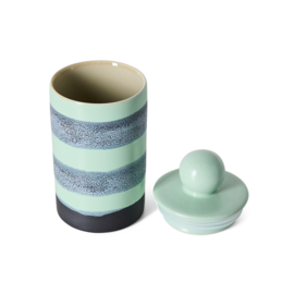 KST0315 | 70s ceramics: medium storage jar, river | HKliving - Medio oktober verwacht!