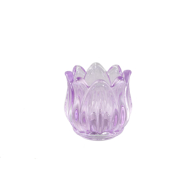 725672 | Bloomy tulip flower tealight - purple | PTMD