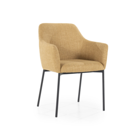 95888 | Stoel Paul - mosterd Linea | Eleonora