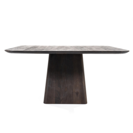 95771 | Eettafel Aron vierkant 150 - bruin | Eleonora