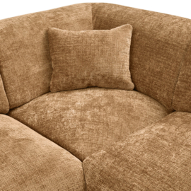 375075-H | Cloud hoekbank rechts - geweven chenille honinggeel | WOOOD