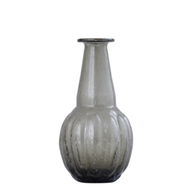 722219 | Fann recycled glass vase A - brown | PTMD
