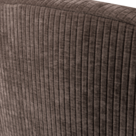 377518-B | Mojo 2-zits bankje (links of rechts) - ribstof bruin | WOOOD