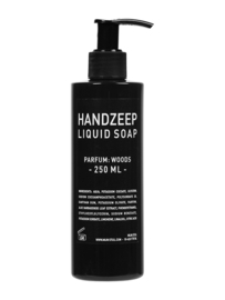 124509 | Handzeep o.b.v. kokos- en olijfolie 250 ml - woods | MIJN STIJL 