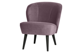 375690-WL | Sara fauteuil - fluweel warm lila | WOOOD