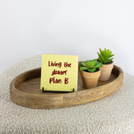 TE3194 | Tegeltje living the plan B | HomeBound by KY
