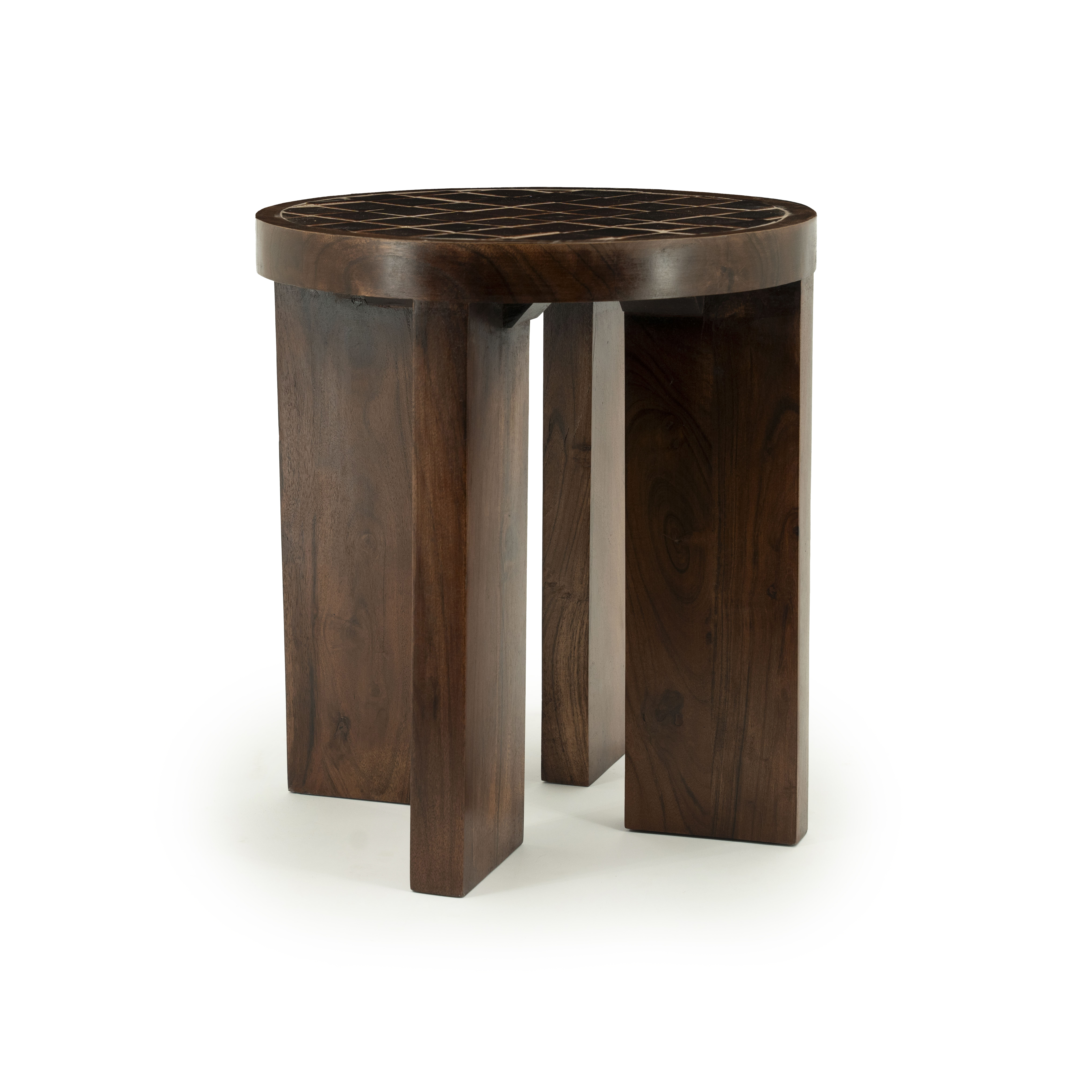 250138 | Sidetable Tiled up  | By-Boo - Binnenkort verwacht!