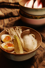 KST0076 | 70s ceramics: ramen bowls, verge (set of 2) | HKliving