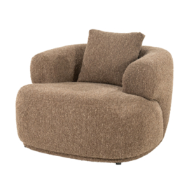 96609 | Fauteuil Bruno - Bruin Koda | Eleonora