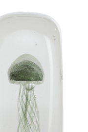 7492578 | Ornament Jellyfish M - glas donker groen | Light & Living 