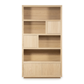 96287 | Kabinet Helsinki 120x220cm 4-drs. - naturel | Eleonora