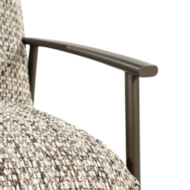 96619 | Fauteuil Norel - taupe Vive | Eleonora