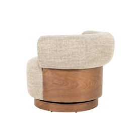 96613 | Fauteuil Nila - taupe Vanu | Eleonora