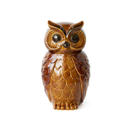 ACE7287 | Ceramic owl jar - roasted | HKliving