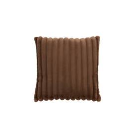 6869283 | Kussen 45x45 cm VAJEN - velvet donkerbruin | Light & Living