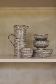 KST0310 | 70s ceramics: bowl on base L, brew | HKliving - Eind oktober verwacht!