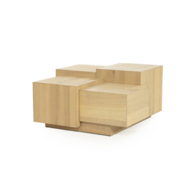 96386 | Salontafel Quinten vierkant - naturel | Eleonora
