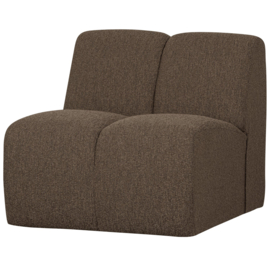 377451-BM | Mojo 1-zits element - bouclé bruin melange | WOOOD