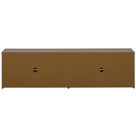 377501-H | Level tv-meubel - metaal honinggeel 44x160cm | WOOOD