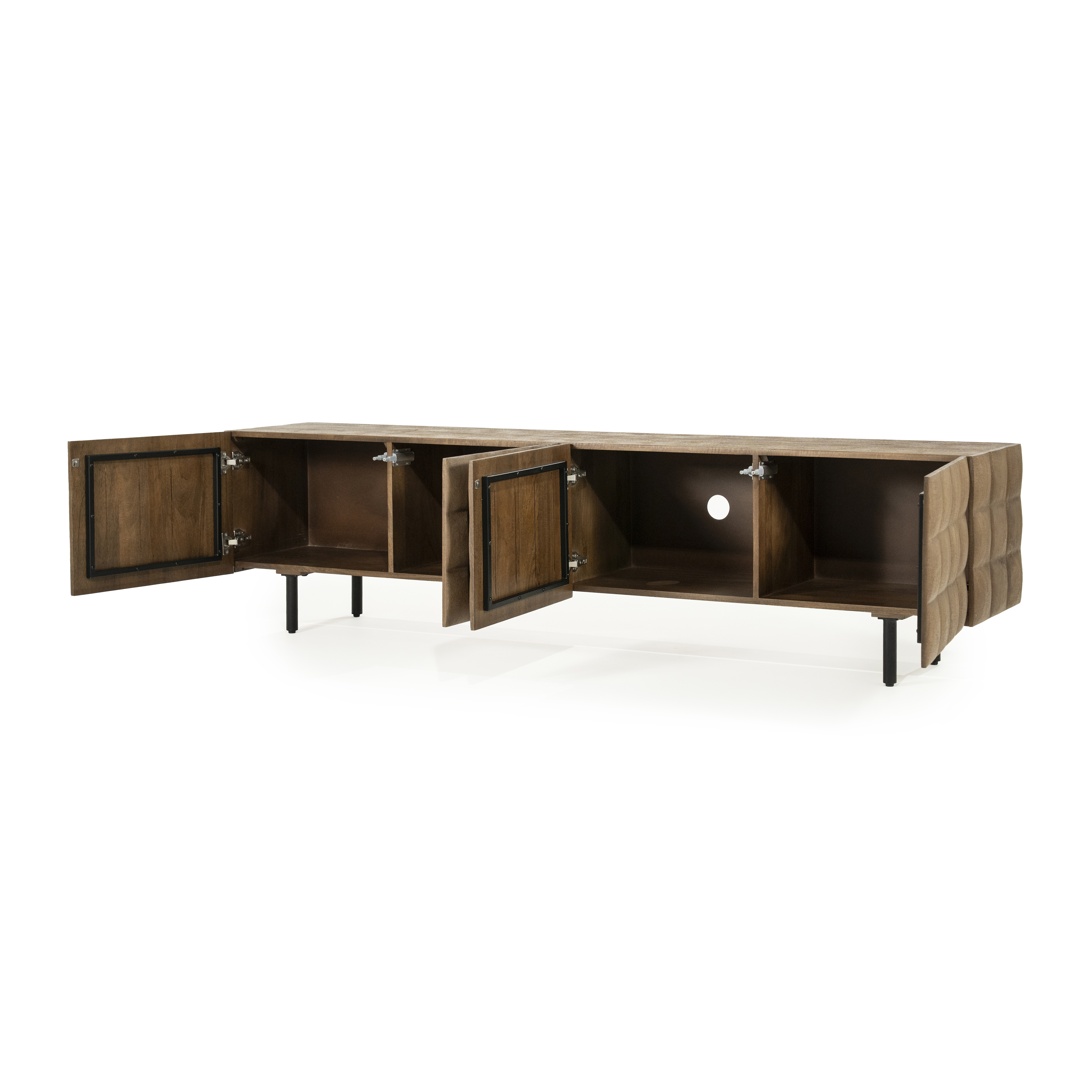 96370 | TV meubel Felix 4-drs. - bruin 214 | Eleonora