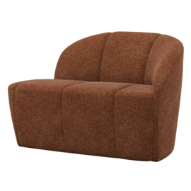 377518-WR/377469-WR | Mojo 2-zits bankje (links of rechts) - wollig roestbruin | WOOOD