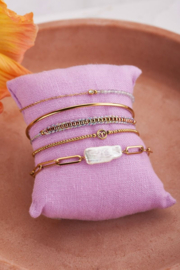 Armband met brede parel | My Jewellery