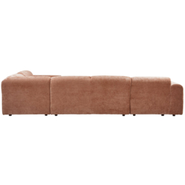 375075-E | Cloud hoekbank rechts - geweven chenille terra | WOOOD