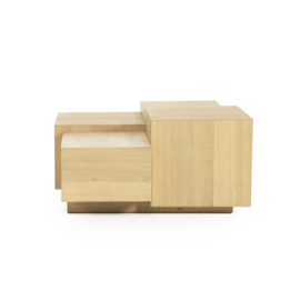 96386 | Salontafel Quinten vierkant - naturel | Eleonora