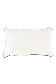 Kussen streep lovely 50x30cm - off white/zand | Zusss 
