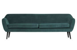 340480-198 | Rocco xl sofa 230 cm - fluweel teal | WOOOD