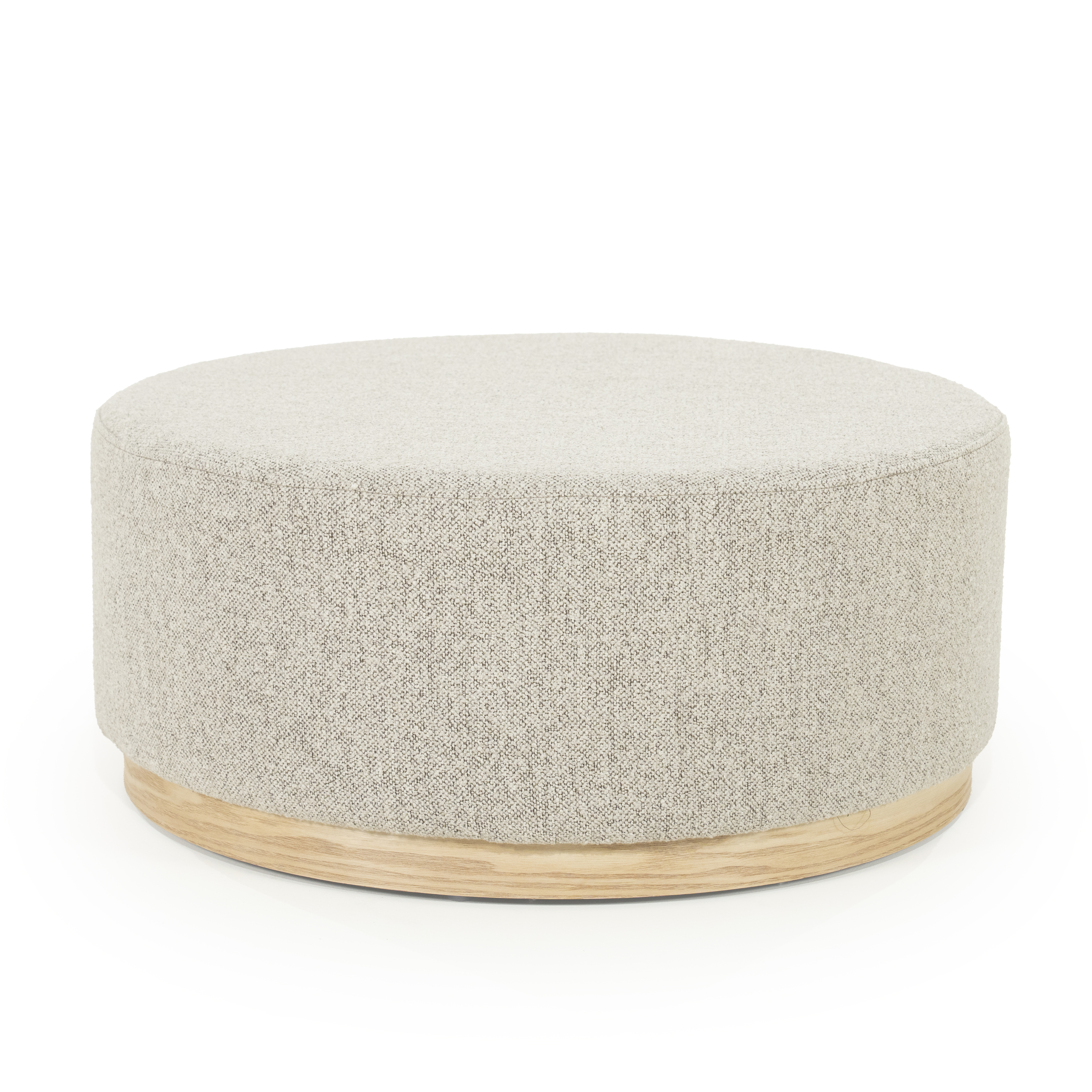 96302 | Poef Avah large - taupe | Eleonora