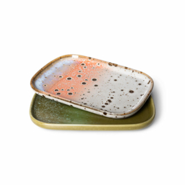 ACE7122 | 70s ceramics: small trays, atlas (set of 2) | HKliving 