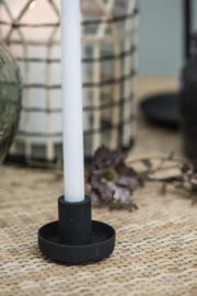 1670-24 | Candle holder f/taper candle - black | Ib Laursen 