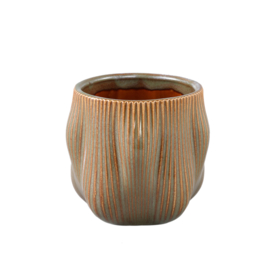 722597 | Mateen pot stripes M - green | PTMD 
