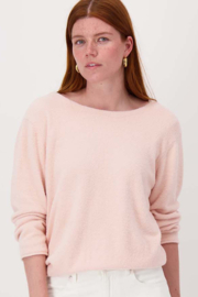  V-hals trui 3/4 mouw - light pink | Zusss 