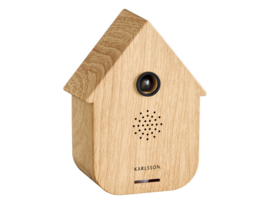 KA6095WD | Sound box modern cuckoo - light wood | Karlsson by Present Time