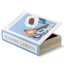 ZB0733 | Opbergboek koffietafel summer garden 21x13cm | HomeBound by KY