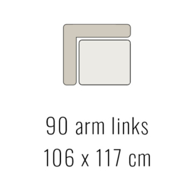 90 arm links - Tori 106x117 cm | Sevn