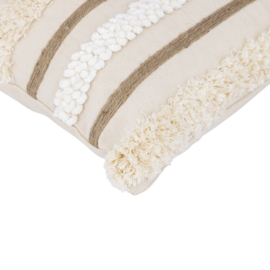 732683 | Rashel embroidery cushion - cream | PTMD