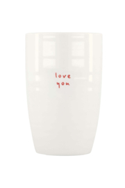 Mok L love you - wit/rood | Zusss 