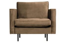 800888-12 | Rodeo classic fauteuil - velvet taupe | BePureHome