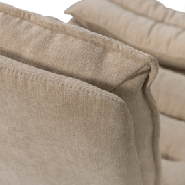 377553-N | Kube draaifauteuil met hocker - naturel | WOOOD