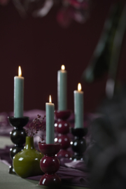 6086179 | Kandelaar Ø7,5x14 cm NYONS - burgundy | Light & Living - Eind oktober verwacht!