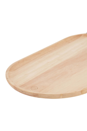 Houten serveerplank ovaal 23x45cm | Zusss 