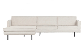 800905-NA | Rodeo chaise longue links - bouclé naturel | BePureHome