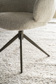 96503 | Stoel Darcio - taupe Gleam | Eleonora