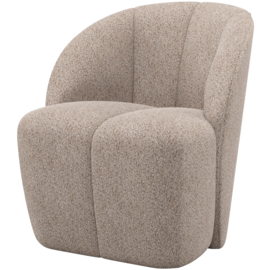 377463-WD | Mojo draaifauteuil - wollig donkerzand | WOOOD
