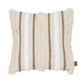 732683 | Rashel embroidery cushion - cream | PTMD