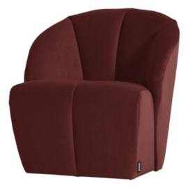 378463-VA | Mojo draaifauteuil - velvet kastanjebruin | WOOOD