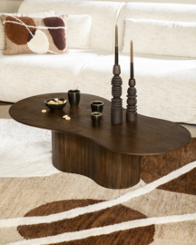 96152 | Salontafel Jordy 130x70 - bruin | Eleonora